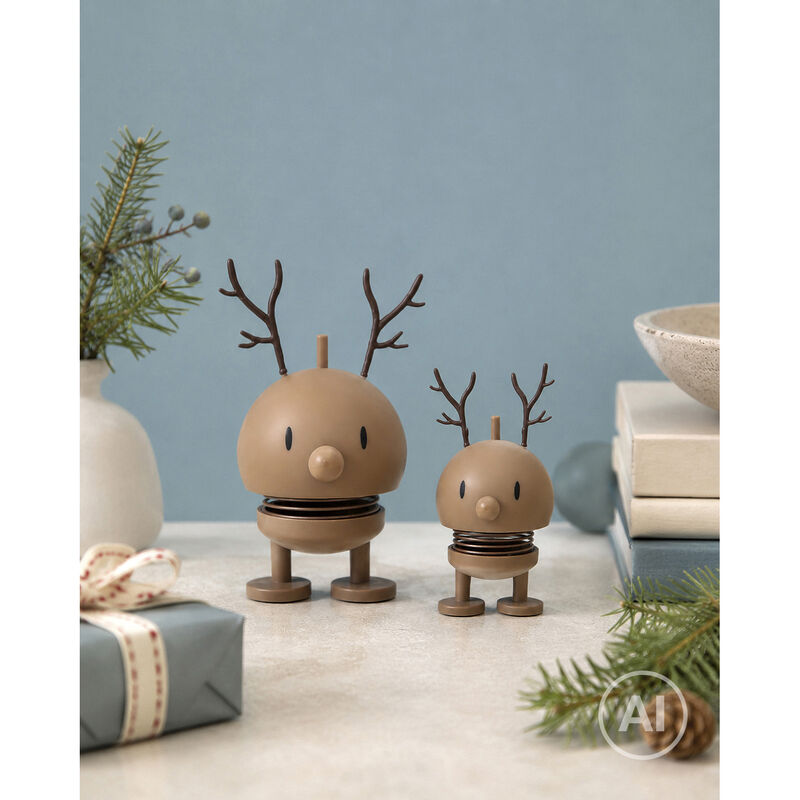 Soft Reindeer Bumble set Hoptimist 2 stk.